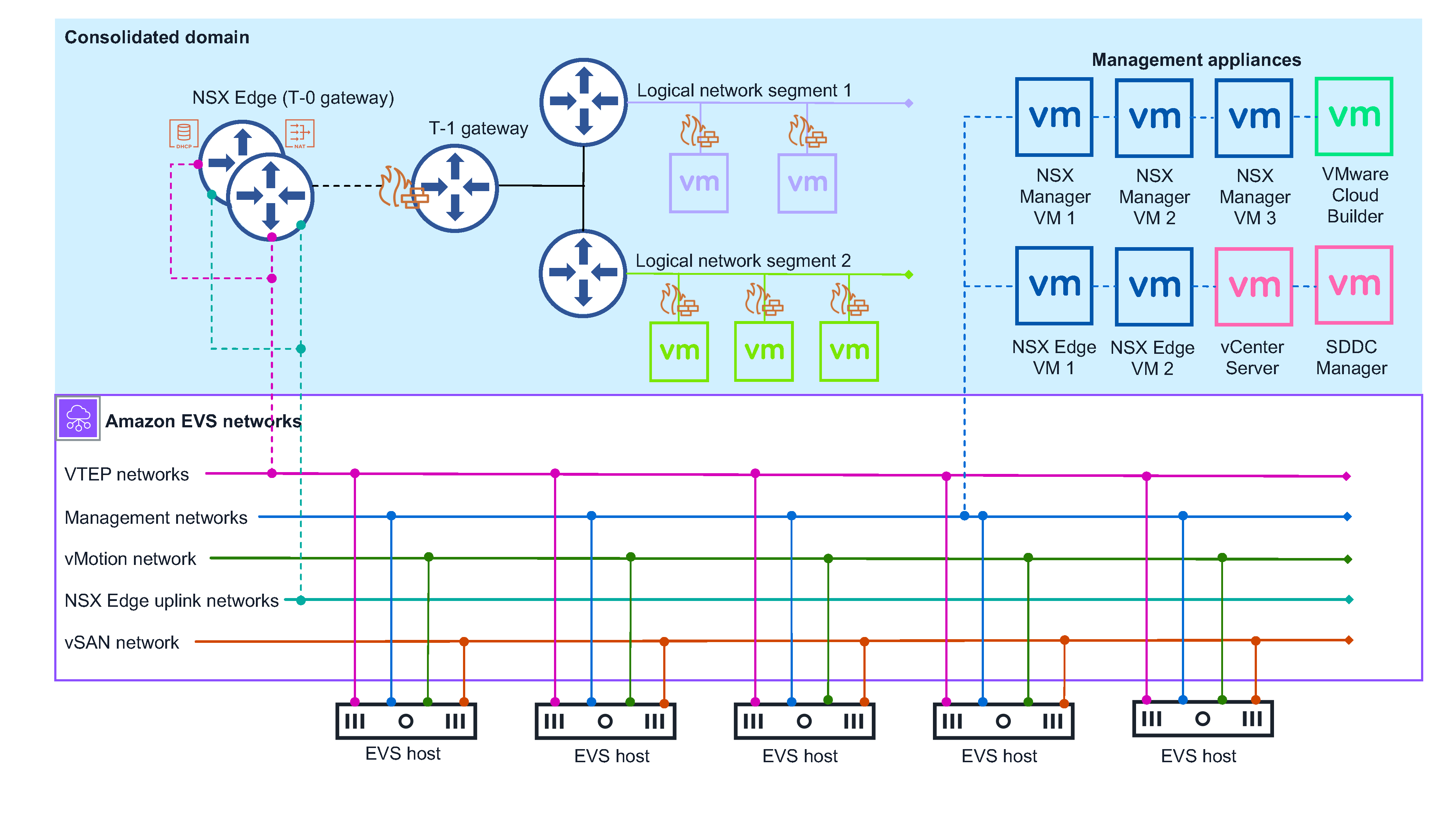 EVS Consolidated Domain Architecture